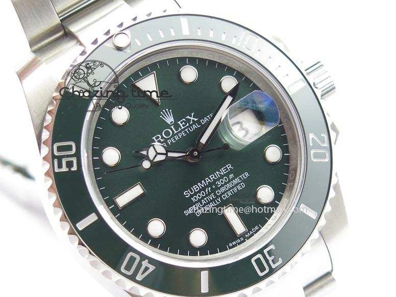 SS Green Dial BP Best Maker Swiss Edition SS ETA2836 Submariner LV 0915